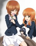  (gaigaigai123) crying highres key_(gaigaigai123) nishizumi_miho reizei_mako takebe_saori 