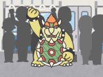  2021 anthro archimeblog biped bowser group hi_res humanoid_hands inside_train koopa mario_bros nintendo scalie slightly_chubby solo video_games 