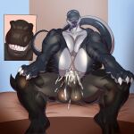  absurd_res ahegao alizea_(blackie94) anthro anthro_on_anthro balls big_breasts big_penis black_body bodily_fluids breasts claws cum cum_in_pussy cum_inside dinosaur duo fangs female female_penetrated forked_tongue genital_fluids genitals grey_body hi_res interspecies javkiller larger_male long_tongue looking_pleasured male male/female male_penetrating male_penetrating_female multicolored_body muscular muscular_male nipples on_bottom on_top one_eye_closed open_mouth open_smile orgasm orgasm_face penetration penile penile_penetration penis penis_in_pussy pussy pussy_juice red_eyes reptile reverse_cowgirl_position scalie sex sharp_teeth size_difference smaller_female smile snake teeth theropod tongue two_tone_body tyrannosaurid tyrannosaurus tyrannosaurus_rex vaginal vaginal_penetration vein veiny_penis 