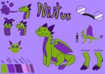  absurd_res ambiguous_gender belly_scales clothing dragon eyewear feet feral glasses green_body hat headgear headwear hi_res minimalism minimalist model_sheet nijtus nijtus_(nijtus) poison scales simple_background sitting solo 