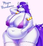  anthro belly big_breasts blue_eyes bra bracelet breast_squish breasts breeder breeder_slave broodmare broodmother clothing ear_piercing ear_ring equid equine female fertile hair heavy hi_res horse huge_breasts hyper hyper_breasts jewelry lace long_hair mammal mature_female miyia miyia_broodmare morris_(artist) morrissey mother obese obese_anthro obese_female organs overweight overweight_anthro overweight_female parent piercing pregnant pregnant_female purple_hair solo squish stomach straining_clothing straining_underwear thick_thighs underwear white_body white_skin 