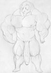  2019 anthro big_muscles cartoon_network elephant elephantid eyebrows floppy_ears foreskin genitals looking_down male mammal muscular muscular_male navel nipples open_mouth oscar_(sci) penis proboscidean sbshouseofpancakes solo standing summer_camp_island vein veiny_penis 