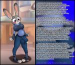  absurd_res belly_growth disney growth height_increase herm hi_res hyper intersex judy_hopps lagomorph leporid mammal paw_growth pregnant rabbit transformation weight_gain zootopia 