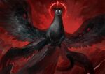  2021 avian beak bird claws digital_media_(artwork) feathered_wings feathers hi_res juliathedragoncat looking_at_viewer owl wings 