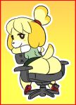  animal_crossing canid canine canis domestic_dog etchgerbil female isabelle_(animal_crossing) mammal nintendo shih_tzu toy_dog video_games 