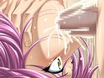  1boy 1girl black_package_try blowjob blush censored cum cum_in_mouth dark_chapel fellatio game_cg karen_(dark_chapel) nun oral penis purple_hair rape restrain restrained saliva sweat tears yellow_eyes 