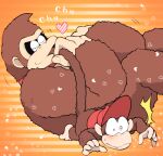  ape baseball_cap diddy_kong donkey_kong donkey_kong_(series) furry furry_male hat minashirazu no_humans smile 