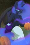  absurd_res airfly-pony anthro anthrofied barely_visible_genitalia barely_visible_pussy breasts butt clothing equid equine female food forked_tongue friendship_is_magic fruit genitals hi_res horn legwear mammal my_little_pony nightmare_moon_(mlp) plant pumpkin pupils pussy slit_pupils solo thigh_highs tongue tongue_out winged_unicorn wings 