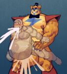  abdominal_bulge abs absurd_res anal anthro anthro_dominating_human anthro_penetrating anthro_penetrating_human balls big_balls big_dom_small_sub big_muscles big_pecs big_penis blush bodily_fluids bow_tie clenched_teeth cum cum_from_mouth cum_in_ass cum_in_mouth cum_inflation cum_inside dominant dominant_anthro duo ejaculation excessive_cum five_nights_at_freddy&#039;s five_nights_at_freddy&#039;s:_security_breach freddy_(fnaf) genital_fluids genitals glamrock_freddy_(fnaf) hi_res holding_partner human human_on_anthro human_penetrated inflation interspecies larger_anthro looking_pleasured male male/male mammal muscular muscular_anthro muscular_male nipple_piercing nipples nude nunudodo pecs penetration penis piercing scottgames self_insert sex size_difference smaller_human smaller_penetrated stand_and_carry_position standing standing_sex submissive submissive_human teeth translucent translucent_body ursid video_games 