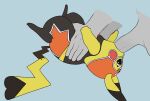  2018 absurd_res anthro anthro_penetrated clothed clothing cosplay_pikachu_(character) cosplay_pikachu_(costume) disembodied_hand disembodied_penis duo erection fellatio female female_focus female_penetrated genitals grey_penis hi_res interspecies irrumatio male male/female male_penetrating male_penetrating_female mammal mask methados nintendo oral oral_penetration penetration penile penis pikachu pikachu_libre pok&eacute;mon pok&eacute;mon_(species) pok&eacute;philia rodent sex side_view throat_swabbing video_games yellow_body 