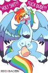  2021 ahegao bestiality blue_body blue_feathers blue_fur blue_nipples blush clitoris crotch_breasts dialogue duo english_text equid equine eye_roll feathered_wings feathers female female_focus female_penetrated feral feral_focus feral_penetrated fetlocks friendship_is_magic fur genitals glans hair hasbro hooves human human_on_feral human_penetrating human_penetrating_feral humanoid_genitalia humanoid_penis interspecies looking_pleasured male male/female male_penetrating male_penetrating_female mammal multicolored_hair multicolored_tail my_little_pony nipples nude pegasus penetration penile penile_penetration penis penis_in_pussy profanity pussy rainbow_dash_(mlp) rainbow_hair rainbow_tail redxbacon sex solo_focus text vaginal vaginal_penetration wings 
