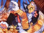  cat_tail faisonne feral genitals hi_res kemono male pawpads paws penis solo 