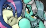  2021 anus bonbon_(mlp) butt dock duo earth_pony equid equine eyebrows female feral friendship_is_magic hi_res horn horse llametsul looking_at_viewer lyra_heartstrings_(mlp) mammal my_little_pony pony unicorn 