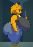  anthro big_breasts big_butt black_body black_clothing black_fur black_nose black_topwear bottomwear breasts butt clothing felid female food fur huge_breasts huge_butt mammal multicolored_body multicolored_fur no_shoes orange_body orange_fur pantherine pants parfait_(plaga) plaga popsicle purple_eyes solo thick_thighs tiger topwear two_tone_body two_tone_fur 