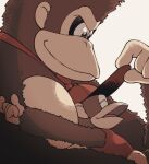  2boys ape baseball_cap diddy_kong donkey_kong donkey_kong_(series) furry furry_male hat minashirazu multiple_boys pixiv smile 