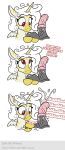  absurd_res animal_genitalia animal_penis balls bodily_fluids cocaine_(artist) cock_and_ball_torture comic cum cum_on_face dialogue duo equid equine equine_penis female feral genital_fluids genital_torture genitals hasbro hi_res horn male male/female mammal meme my_little_pony penis princess_coke prostitution winged_unicorn wings zebra 