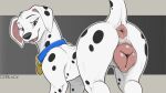 101_dalmatians 2021 anatomically_correct anatomically_correct_anus anatomically_correct_genitalia anatomically_correct_pussy animal_genitalia animal_pussy anus blue_collar butt canid canine canine_pussy canis collar dalmatian digital_drawing_(artwork) digital_media_(artwork) disney domestic_dog english_text eyelashes female feral fur genitals mammal open_mouth perdita pink_anus pink_pussy plump_labia presenting presenting_anus presenting_hindquarters presenting_pussy pussy q-blackbun raised_tail simple_background solo spots spotted_body text white_body white_fur 