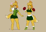  absurd_res animal_crossing anthro boxing_gloves canid canine canis clothing domestic_dog female handwear hi_res isabelle_(animal_crossing) mammal nintendo shih_tzu solo toy_dog video_games wendel_fragoso 