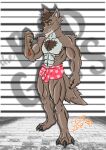  abs absurd_res anthro biceps canid canine canis clothing dreamworks hi_res lobo_serchwolf male male/male mammal mr._wolf_(the_bad_guys) muscular muscular_male paws smile solo the_bad_guys underwear wolf 