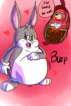  big_chungus blue_bobbin duo echidna hi_res internal knuckles_the_echidna lagomorph leporid male male/male mammal monotreme rabbit sega simple_background sonic_the_hedgehog_(series) text vore 