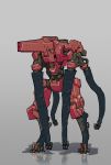  1other gas1 gradient gradient_background highres mecha multiple_arms no_humans original reflection robot shadow solo standing tagme 