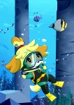  animal_crossing anthro chef_cheiro_(artist) chibi diving diving_mask female hi_res isabelle_(animal_crossing) mask nintendo scuba solo video_games wetsuit 