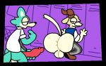  animated anthro balls beastars big_butt big_penis bounce bouncing_balls bouncing_butt bovid butt canid canine canis caprine duo genitals legoshi_(beastars) locker_room male male/male mammal penis pina_(beastars) sheep superiorfoxdafox twerking wolf 