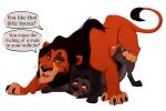  absurd_res after_transformation anal disney dominant dominant_male female feral forced gender_transformation hailberry hi_res hyaenid incest_(lore) male mammal nephew rape scar_(the_lion_king) simba the_lion_king trans_(lore) transformation uncle 