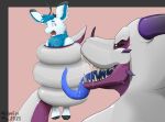  absurd_res anthro antlers bodily_fluids coiling coiling_another dragon drooling duo forced hi_res horn imminent_vore jackalope jayfri lagomorph long_tongue male male/male mammal open_mouth predator/prey reptile saliva scalie teeth_showing tongue tongue_out 