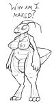  animal_humanoid antennae_(anatomy) anthro arthropod arthropod_humanoid belly big_breasts big_penis blush blush_lines breasts chubby_anthro chubby_gynomorph cute_expression dialogue digitigrade english_text erect_nipples genitals gynomorph hi_res humanoid impishhyena insect insect_humanoid intersex mantis mantis_humanoid nipples penis slightly_chubby solo text thicc_bug_(impishhyena) thick_tail thick_thighs wide_hips 