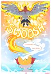  absurd_res bath beak braixen comic duo fire flying happy hi_res nikkibunn nintendo pok&eacute;mon pok&eacute;mon_(species) speech_bubble talonflame text video_games water 