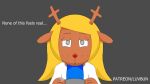  animated anthro antlers blonde_hair capreoline cervid deltarune duo fellatio female first_person_view floppy_ears freckles grey_eyes hair hi_res horn human kris_(deltarune) lil&#039;bun looking_up male male/female mammal noelle_holiday oral penile red_nose reindeer ring sex simple_background snowgrave spiked_ring submissive submissive_female text undertale_(series) video_games 