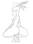  absurd_res antelope anthro bedroom_eyes big_butt bovid breasts butt disney female gazelle gazelle_(zootopia) genitals groodger hair half-closed_eyes hi_res high_heels horn huge_butt long_hair long_neck mammal narrowed_eyes nude pussy seductive sketch small_breasts solo squatting_position zootopia 