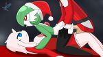  &lt;3 &lt;3_eyes 2021 absurd_res albedo_(whygenamoon) anal anal_penetration anthro breasts christmas clothed clothing female female_penetrated gardevoir genitals group hi_res holidays human human_on_humanoid human_penetrating humanoid interspecies light_fast_luz_negra_(whygenamoon) male male/female male_penetrating male_penetrating_female mammal nintendo nude penetration penile penile_penetration penis pok&eacute;mon pok&eacute;mon_(species) pok&eacute;philia pussy santa_claus sex trio video_games whygenamoon widescreen 
