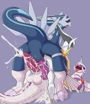  absurd_res arceus balls bodily_fluids cum dialga dragon female feral genital_fluids genitals group hi_res legendary_pok&eacute;mon male male/female nintendo nude palkia penis pok&eacute;mon pok&eacute;mon_(species) red_eyes sex video_games zeamaeri 