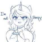  dialogue english_text equid equine female hasbro hi_res hooves horn izzy_moonbow_(mlp) mammal marenlicious mlp_g5 monochrome my_little_pony portrait sketch solo tape text unicorn 