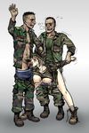  2boys gogocherry korean marine multiple_boys sex soldier 