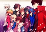  albino amamiya_hibiya asymmetrical_hair bad_id bad_pixiv_id black_hair blonde_hair blue_hair brown_hair children_record_(vocaloid) ene_(kagerou_project) everyone hari_(tottchiya) headphones hood hood_up hoodie jacket kagerou_project kano_shuuya kido_tsubomi kisaragi_momo kisaragi_shintarou kokonose_haruka kozakura_marry long_hair orange_hair ponytail red_eyes seto_kousuke short_hair smile smirk tied_hair twintails white_hair 