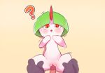  bodily_fluids duo female first_person_view genitals imminent_sex los-muteki male male/female male_pov nintendo penis pok&eacute;mon pok&eacute;mon_(species) pussy ralts simple_background tears video_games young 