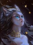  absurdres animal_ears black_hair cat_ears cat_eye feline_faun highres midva_art nya_nyaf 