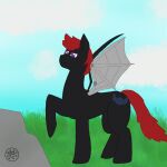  bat_pony cutie_mark equid female feral focus_(disambiguation) hi_res mammal my_little_pony prosthetic prosthetic_limb scar solo unknown_artist 