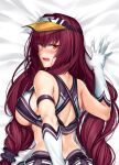  1girl bangs breasts dakimakura_(medium) fate/grand_order fate_(series) hair_between_eyes large_breasts long_hair looking_at_viewer okitakung purple_hair red_eyes scathach_(fate) 