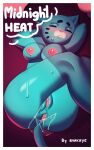  2021 anthro anus areola blue_body blush breasts cartoon_network cover cover_art cover_page domestic_cat english_text eyes_closed felid feline felis female genitals hi_res mammal nicole_watterson nipples nude pussy solo svarzye text the_amazing_world_of_gumball 