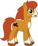  2021 absurd_res alpha_channel brown_hair earth_pony equid equine fan_character female feral fetlocks freckles hair hasbro hi_res horse leg_markings looking_at_viewer mammal markings my_little_pony open_mouth orange_body orange_eyes parclytaxel pony simple_background smile socks_(marking) solo tan_body transparent_background 