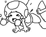  gif minus8 monochrome nintendo sex super_mario_bros toadette 