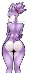  absurd_res anthro big_butt blaze_the_cat blush butt domestic_cat felid feline felis female hi_res justtaylor mammal sega solo sonic_the_hedgehog_(series) wide_hips 