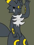  anthro eeveelution furry hi_res makilux male nintendo pok&eacute;mon pok&eacute;mon_(species) solo umbreon video_games 