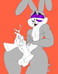  absurd_res anthro balls bodily_fluids bugs_bunny cum cumshot digital_media_(artwork) ejaculation erection genital_fluids genitals handjob hi_res humanoid_genitalia humanoid_penis lagomorph leporid looking_pleasured looney_tunes male mammal nude offscreen_character open_mouth orgasm orgasm_face penile penis rabbit sex solo teeth tongue toony warner_brothers 