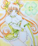  cure_rosetta dokidoki!_precure inunekochan precure traditional_media watercolor_pencil_(medium) 