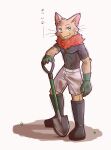  anthro biped clothed clothing fan_character fluffy fully_clothed gardening gardening_tools gloves handwear hi_res league_of_legends male mammal neck_tuft riot_games shovel solo teemo_the_yiffer tools toru_r8 tuft video_games yordle 